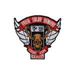 Four Color Demon Small Embroidered Patch