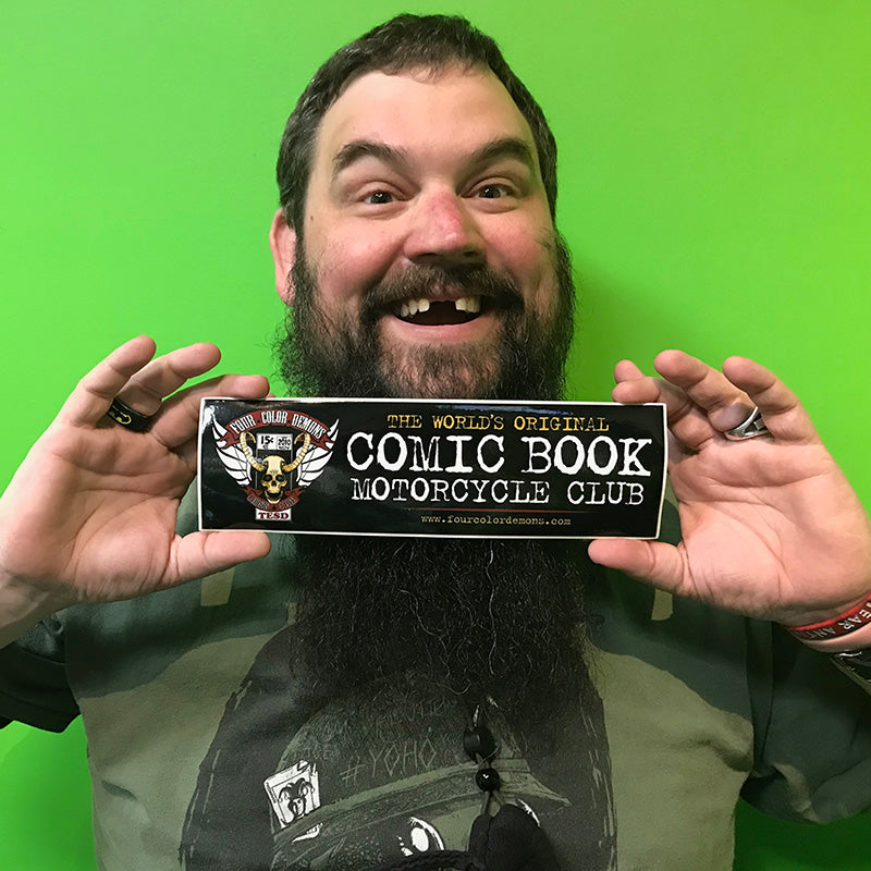 4CD Motorcycle Club Bumper Sticker