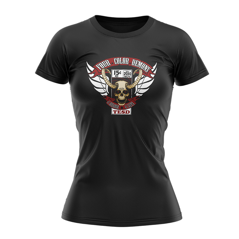 Four Color Demons Ladies' Tee